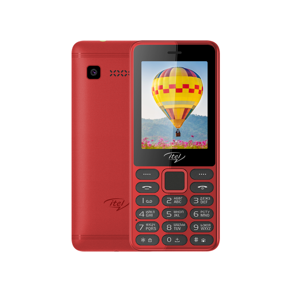 მობილური ტელეფონი ITEL it5022 2.4'' 4MB RAM 4MB up to 32GB flash 0.08Mpix 2 Sim 2G BT v3.0 Micro-USB Nucleus OS 2.1 Sun Red