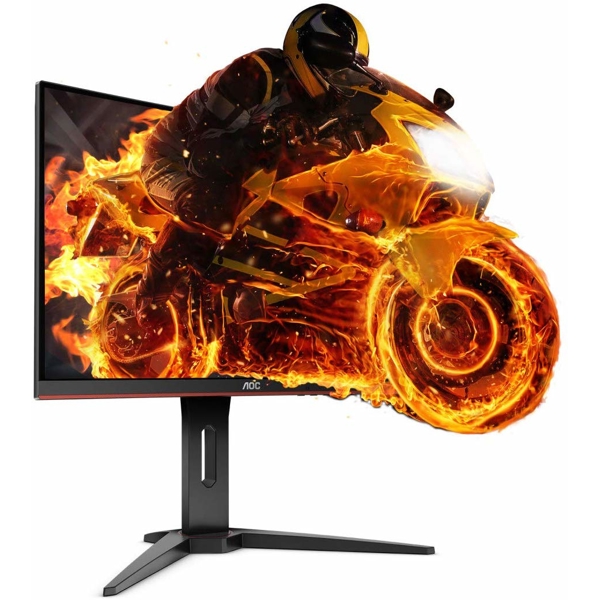 მონიტორი AOC C27G1 27inch Curved Frameless Gaming Monitor FHD 1080p 1800R VA panel 1ms 144Hz FreeSync DP/HDMI/VGA Height adjustable VESA Black