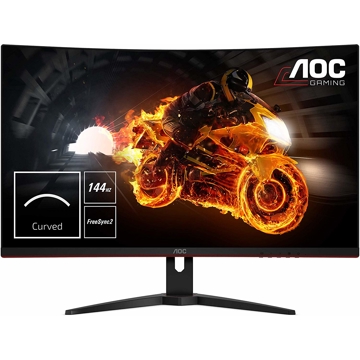 მონიტორი AOC C32G1 32inch Curved Frameless Gaming Monitor FHD 1920 1080 VA panel 1ms MPRT 144Hz FreeSync DisplayPort HDMI VGA VESA Black