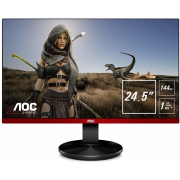 მონიტორი AOC G2590FX 24.5" FHD Gaming Monitor 1ms 144Hz VGA Dp 2xHDMI Black with Red