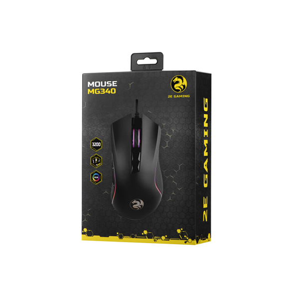 2E Gaming Mouse MG340 RGB USB Black