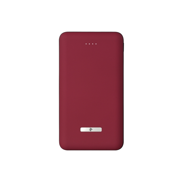 პორტატული დამტენი  2Е SOTA series Slim 20000mAh / DC 5V / 2USB-2.1A&2.1A / red