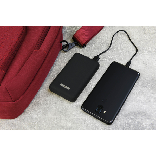 პორტატული დამტენი 2Е SOTA series Slim 20000mAh / DC 5V / 2USB-2.1A&2.1A / black