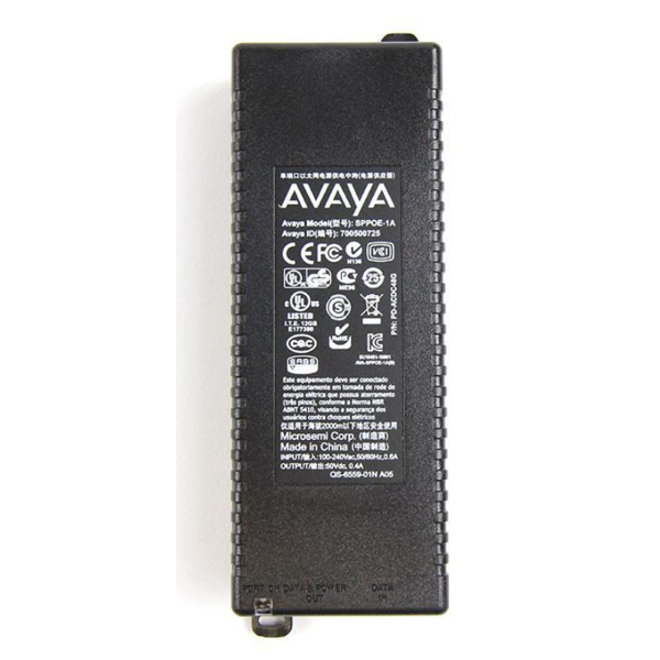 ქსელის ადაპტერი AVAYA IP Phone Single Port PoE Injector SPPOE-1A (700500725)