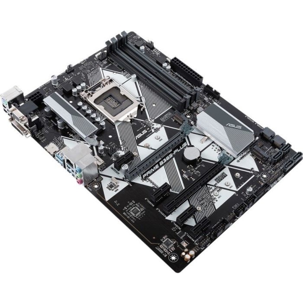 დედა დაფა ASUS Prime B365-PLUS Iintel LGA-1151 ATX Motherboard With Aura Sync RGB Header DDR4 2666MHZ M.2