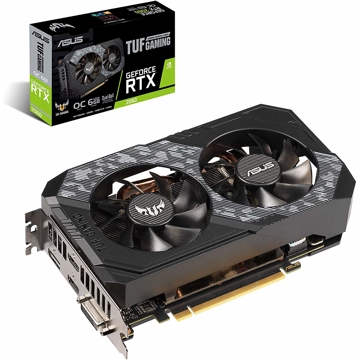 ვიდეო დაფა ASUS TUF-RTX2060-O6G-GAMING NVIDIA GeForce RTX 2060 6 GB GDDR6