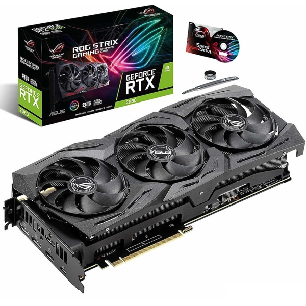 ვიდეო დაფა ASUS ROG -STRIX-RTX2080S-8G-GAMING NVIDIA GeForce RTX 2080 SUPER 8 GB GDDR6