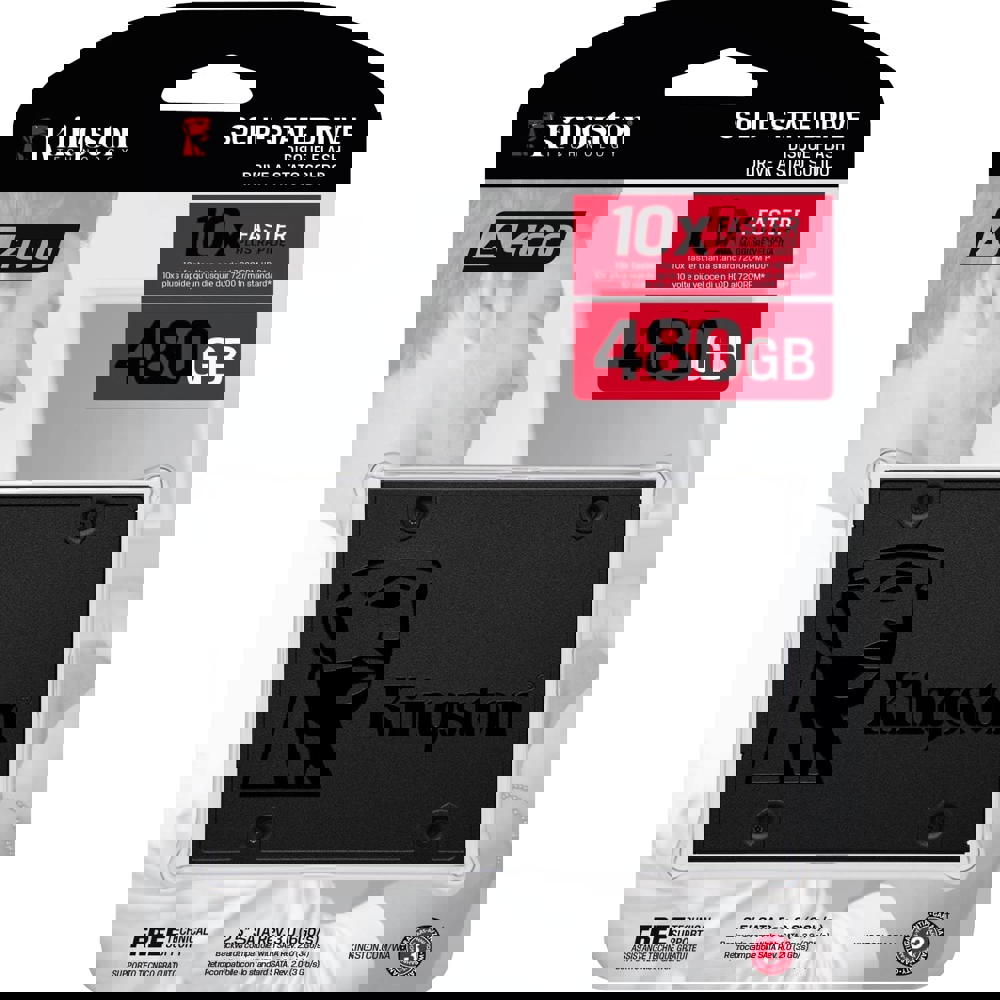 მყარი დისკი Kingston 480GB A400 Sata3 2.5'' Internal SSD SA400S37/480G