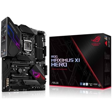 დედა დაფა ASUS ROG MAXIMUS XI HERO REPUBLIC OF GAMERS Intel® Z390 Chip ATX Motherboard DDR4 4400MHz 802.11ac Wi-Fi Gaming Mainboard