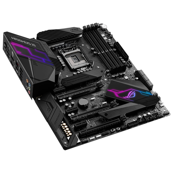 დედა დაფა ASUS ROG MAXIMUS XI HERO REPUBLIC OF GAMERS Intel® Z390 Chip ATX Motherboard DDR4 4400MHz 802.11ac Wi-Fi Gaming Mainboard