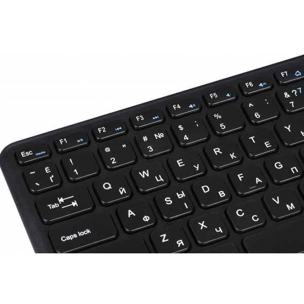 კლავიატურა 2E KT100 Wireless Touch Keyboard Black