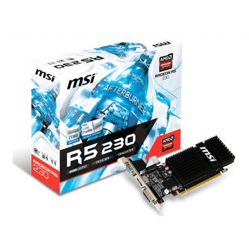 ვიდეო დაფა MSI Radeon R5 230 2GB DDR3 silent