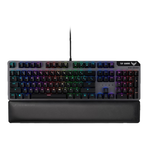 კლავიატურა ASUS TUF Gaming K7 Optical-Mech Keyboard with IP56 resistance to dust and water aircraft-grade aluminum and Aura Sync lightingN/A