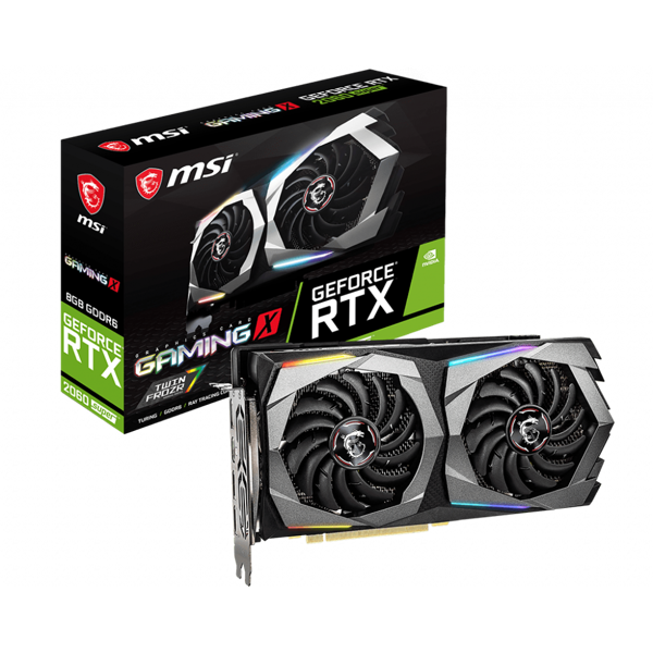 ვიდეო დაფა MSI GeForce RTX2060 SUPER 8GB GDDR6 GAMING