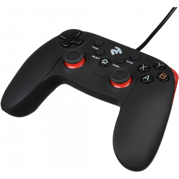 ჯოისტიკი Wired Gamepad 2E GC100 Android / PC / PS3 Black