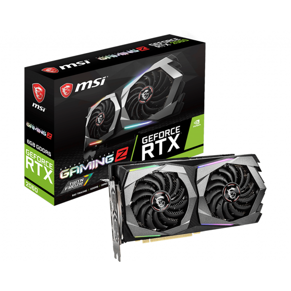 ვიდეო დაფა MSI GeForce RTX2060 6GB GDDR6 GAMING Z