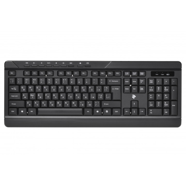 კლავიატურა მაუსი 2E MF410 Wireless Mouse + Keyboard Kit Black