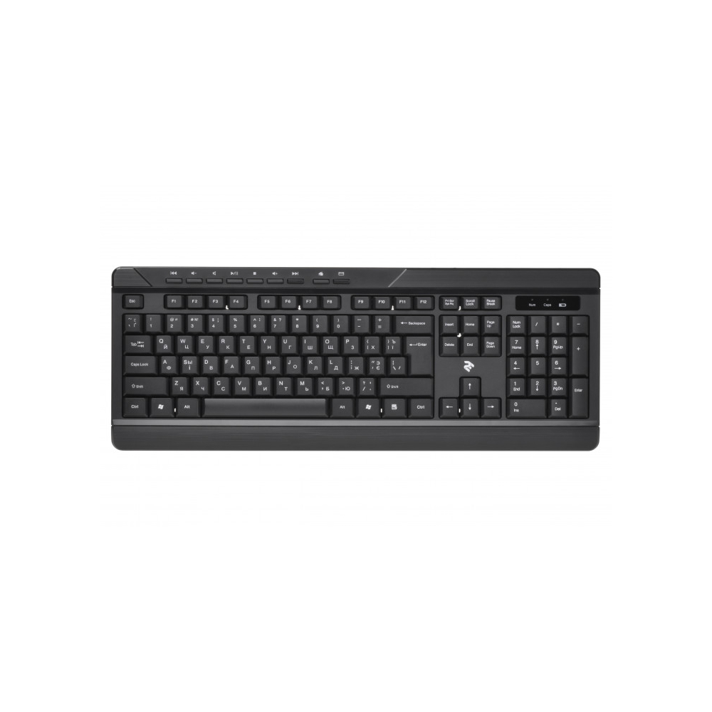 კლავიატურა მაუსი 2E MF410 Wireless Mouse + Keyboard Kit Black