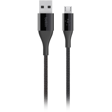 USB კაბელი Belkin Mixit DuraTek Micro-USB to USB Type-A Charging Cable 4' Black