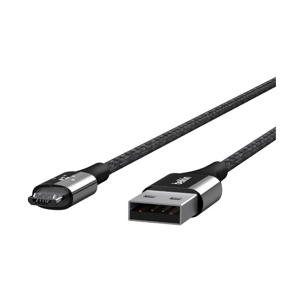 USB კაბელი Belkin Mixit DuraTek Micro-USB to USB Type-A Charging Cable 4' Black