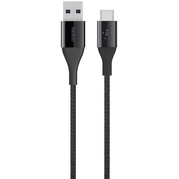 USB კაბელი Belkin MIXIT DuraTek USB Type-C to USB Type-A Cable 4' Black