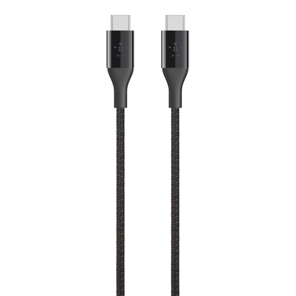 USB კაბელი Belkin Mixit DuraTek USB-C to USB-C Black