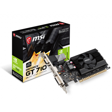 ვიდეო დაფა MSI GeForce GT710 2GB DDR3 64bit low profile