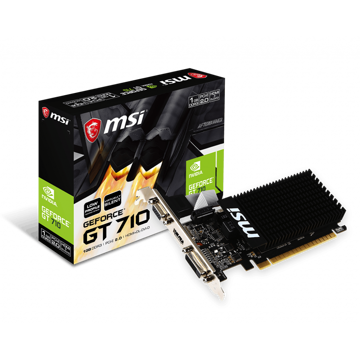 ვიდეო დაფა MSI GeForce GT710 1GB DDR3 64bit low profile silent