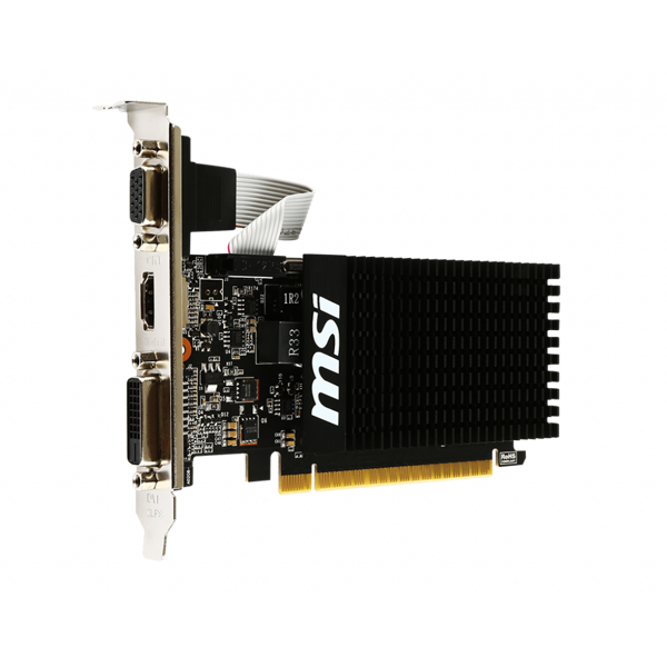 ვიდეო დაფა MSI GeForce GT710 1GB DDR3 64bit low profile silent