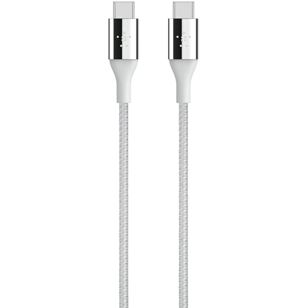 USB კაბელი Belkin Mixit DuraTek USB-C to USB-C Silver