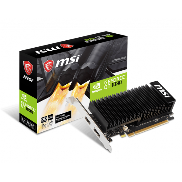 ვიდეო დაფა MSI GeForce GT1030 2GB DDR4 Low Profile Silent