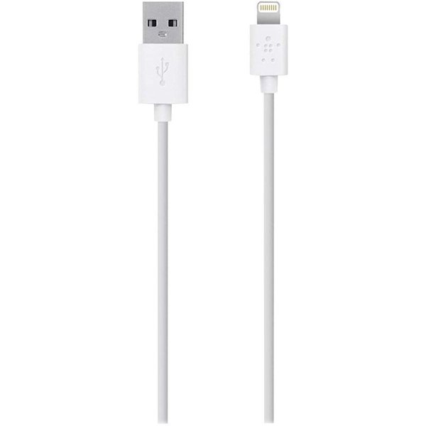 USB კაბელი Belkin 4' MIXIT Lightning to USB 2.0 ChargeSync Cable White