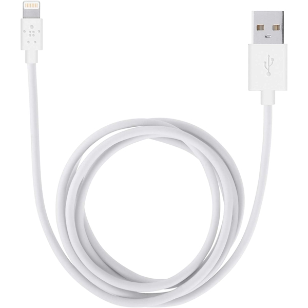 USB კაბელი Belkin 4' MIXIT Lightning to USB 2.0 ChargeSync Cable White