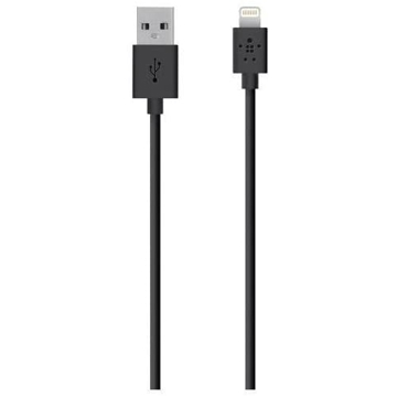 USB კაბელი Belkin F8J023bt2M-BLK Lightning to USB Charge & Sync Cable – 2 m for Apple iPhone and iPad Black