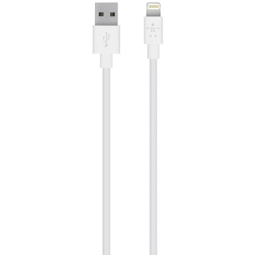 USB კაბელი Belkin 6.6' MIXIT Lightning to USB 2.0 ChargeSync Cable 2m White