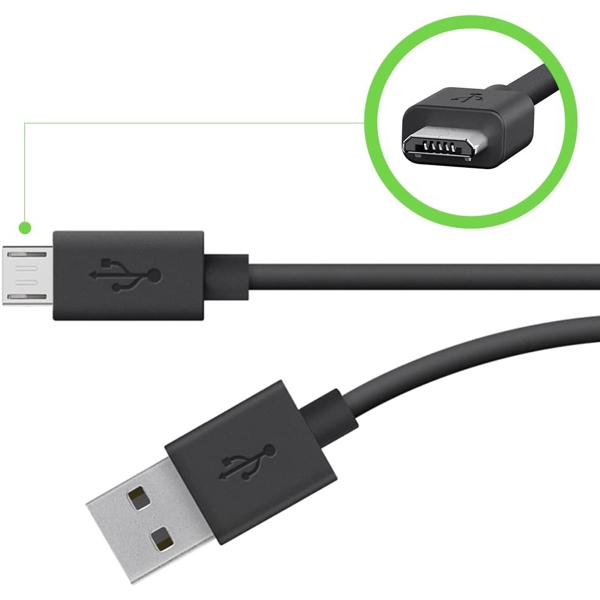 USB კაბელი Belkin USB 2.0 MIXIT Micro USB Charge/Sync Cable 1.2m Black