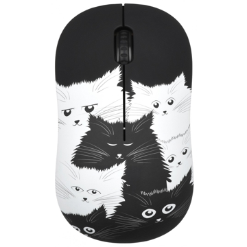 მაუსი 2E MF209 Wireless Mouse 1200 DPI 2xAAA Black/White