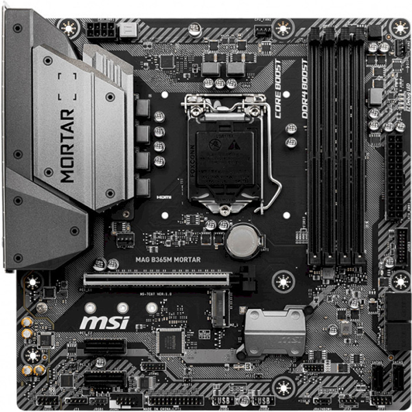 დედა დაფა MSI MAG_B365M_MORTAR s1151 B365 4xDDR4 HDMI Socket 3 mATX