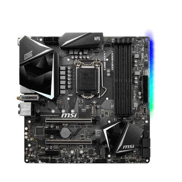 დედა დაფა MSI MPG_Z390M_GAMING_EDGE_AC LGA 1151 Micro-ATX Motherboard