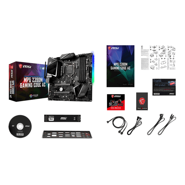 დედა დაფა MSI MPG_Z390M_GAMING_EDGE_AC LGA 1151 Micro-ATX Motherboard