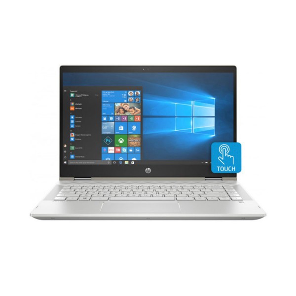 ნოუთბუქი: HP Pavilion x360 14-cd1001ur 14" FHD Touch i5-8265U 8GB 1TB+128GB SSD Win10 Home Pale Gold - 5CR33EA