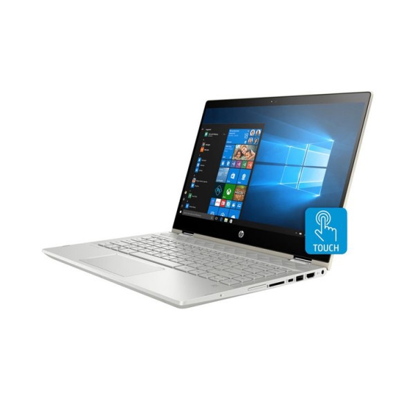 ნოუთბუქი: HP Pavilion x360 14-cd1001ur 14" FHD Touch i5-8265U 8GB 1TB+128GB SSD Win10 Home Pale Gold - 5CR33EA