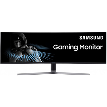 მონიტორი SAMSUNG Gaming Curved Monitor 49" (3840x1080) 144 Hz, VA / 2 x HDMI / 1 x DisplayPort, 1 x miniDisplayPort / Black