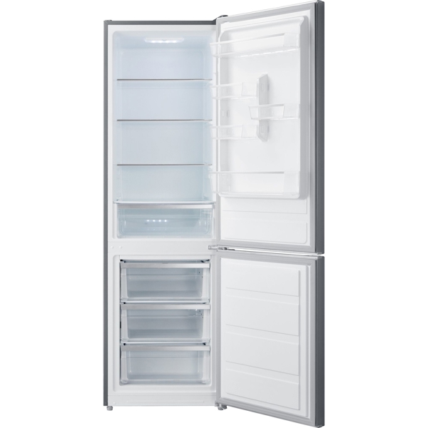 მაცივარი MIDEA HD-413RN refrigerator combination, 305l, Class A ++, H 188 cm, Stainless steel