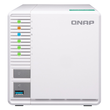 სერვერი Qnap TS-328 3-bay  ARM Quad-core 1.4GHz, 1GB DDR4 RAM, 3.5" SATA HDDs, 1xUSB3.0, 2xUSB2.0, 1x GbE LAN.