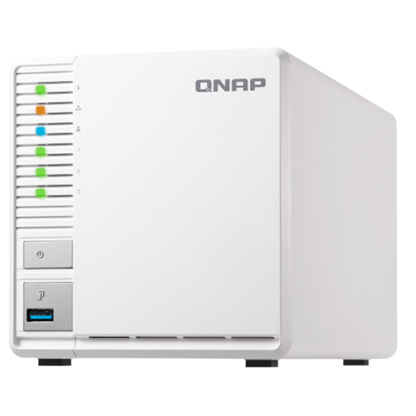 სერვერი Qnap TS-328 3-bay  ARM Quad-core 1.4GHz, 1GB DDR4 RAM, 3.5" SATA HDDs, 1xUSB3.0, 2xUSB2.0, 1x GbE LAN.