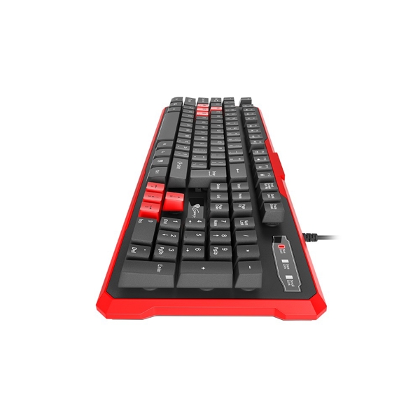 კლავიატურა GENESIS Gaming Keyboard RHOD 110 RU Layout Wired Windows 10, Android 2.2 O.S, Windows 8, Linux, Windows 7, Vista, XP Red/Black