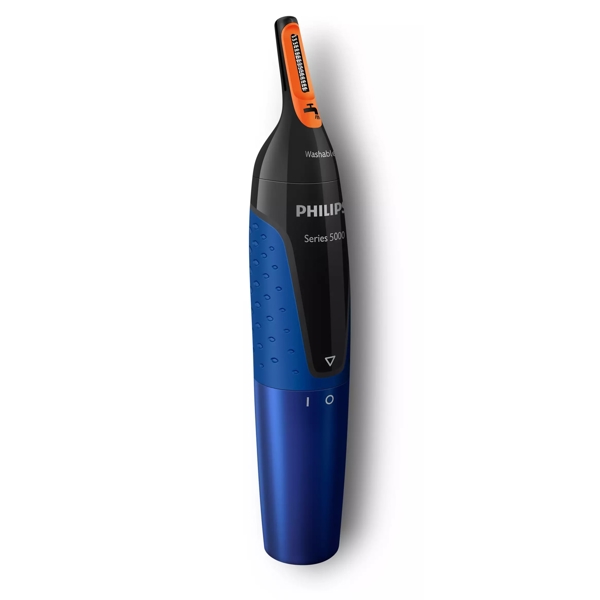 ტრიმერი PHILIPS NT5175/16 Series 5000 Nose and Ear Hair Trimmer (Dual Cut Trimmer), 170 Watt Black/Blue