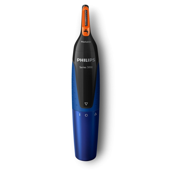 ტრიმერი PHILIPS NT5175/16 Series 5000 Nose and Ear Hair Trimmer (Dual Cut Trimmer), 170 Watt Black/Blue