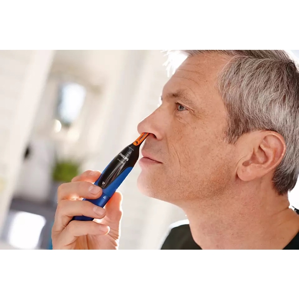 ტრიმერი PHILIPS NT5175/16 Series 5000 Nose and Ear Hair Trimmer (Dual Cut Trimmer), 170 Watt Black/Blue